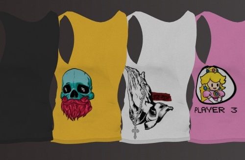 GYM TOP by Thiago Mitchell at REDHEADSIMS