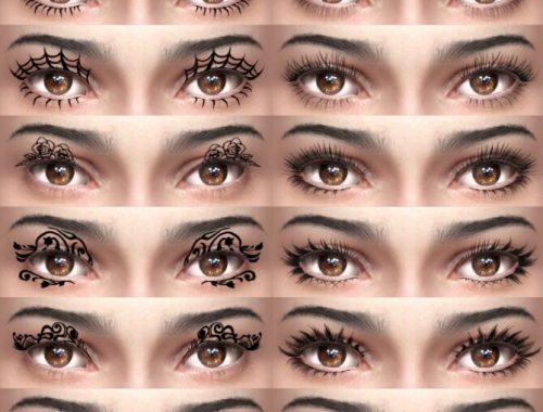 Halloween 3D Eyelashes at Giulietta