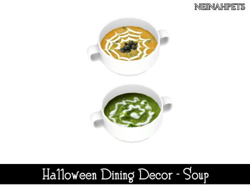 Halloween Dining Decor {Mesh Required}