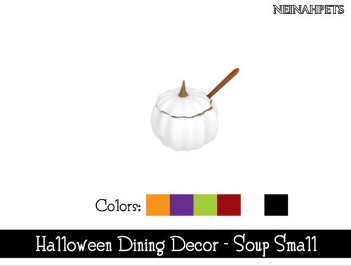 Halloween Dining Decor {Mesh Required}