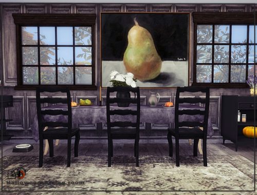 Halloween-dining room