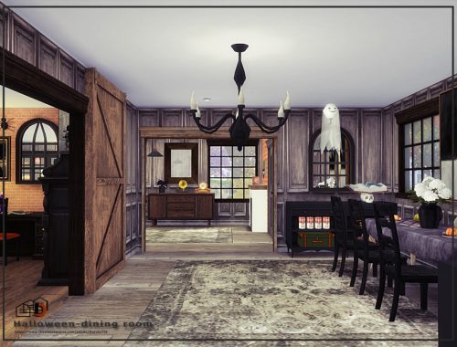 Halloween-dining room