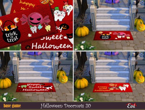 Halloween Door mats 20