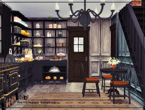Halloween kitchen