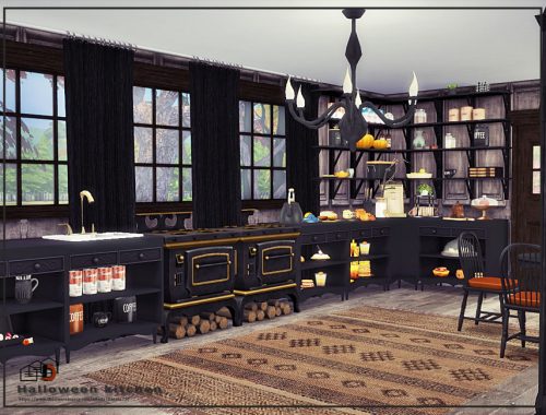 Halloween kitchen