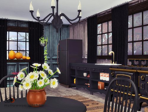Halloween kitchen