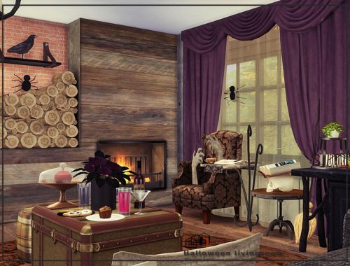 Halloween livingroom