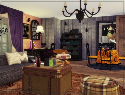 Halloween livingroom