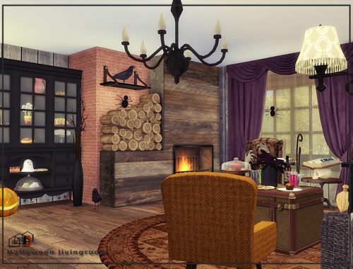 Halloween livingroom