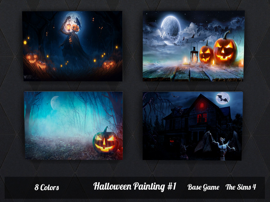 Halloween Painting #1 - The Sims 4 Catalog