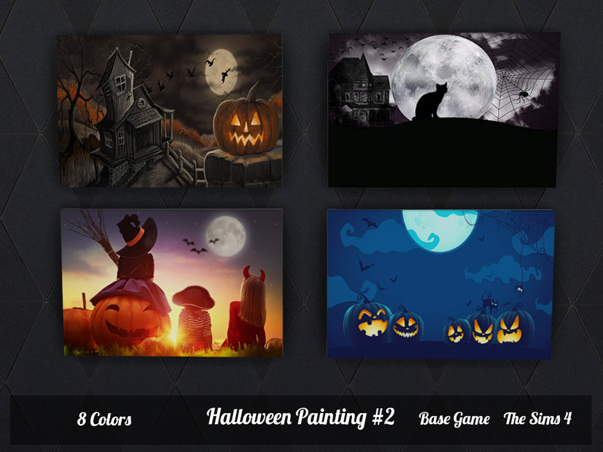 Halloween Painting #2 - The Sims 4 Catalog