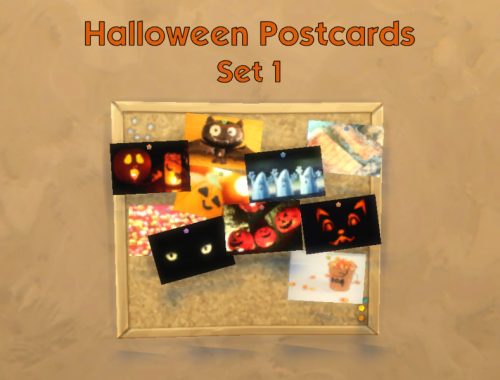Halloween Postcards - Set 1