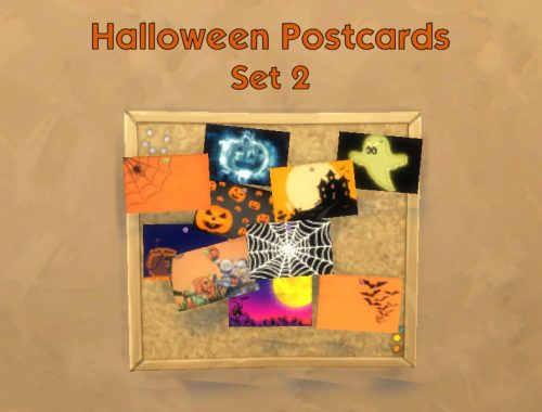 Halloween Postcards - Set 2