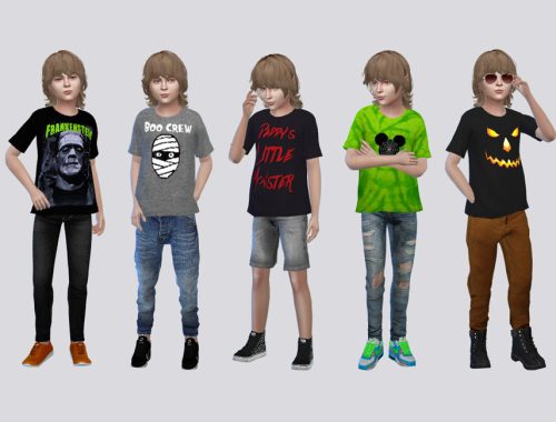 Halloween Tees Kids
