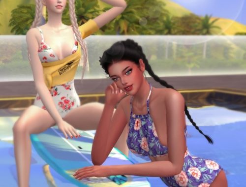 Halter Neck & T set swimsuits at NEWEN