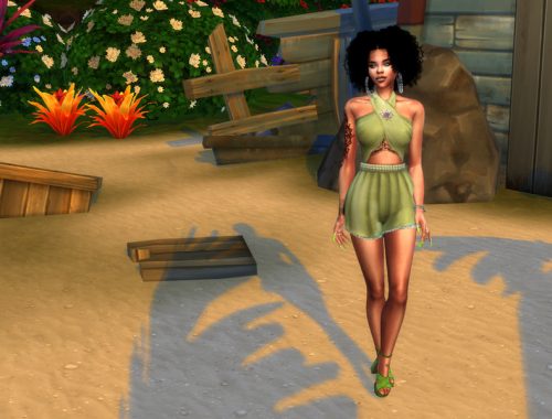 Halter Short Outfit - Island Living Required