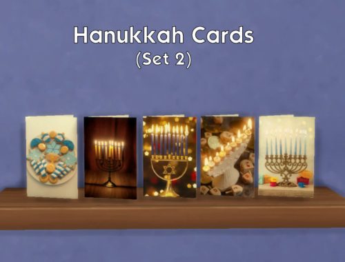 Hanukkah Cards (Set 2) [REQUIRES SEASONS]