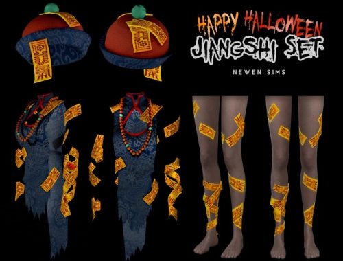 Happy Halloween Jiangshi set at NEWEN