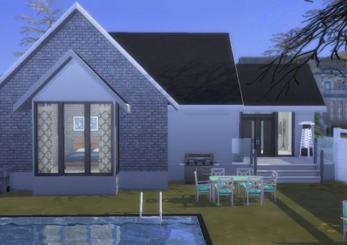 Happy Monochrome/Colorful Home by NoteCat at Mod The Sims