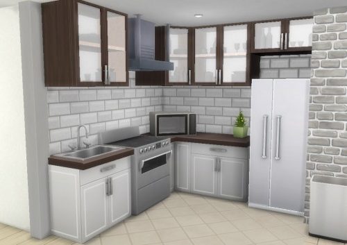 Happy Monochrome/Colorful Home by NoteCat at Mod The Sims