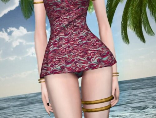 Happy summer swimsuit at Jenni Sims