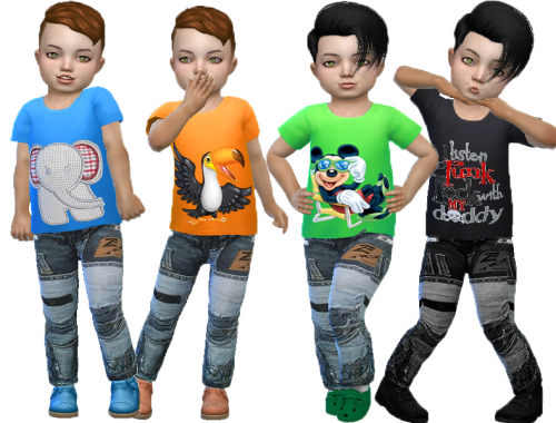 Happy T tops (Base game)
