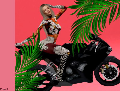 Harleys In Hawaii (Pose Pack)