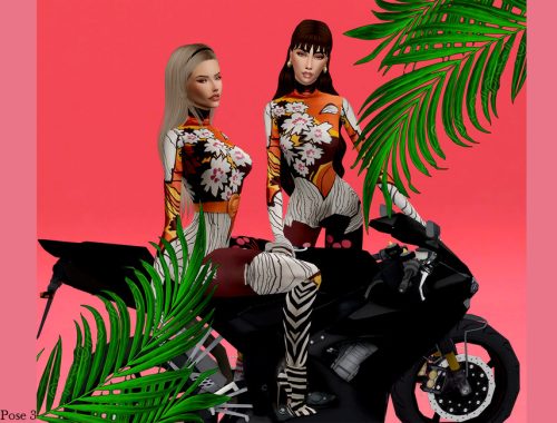 Harleys In Hawaii (Pose Pack)