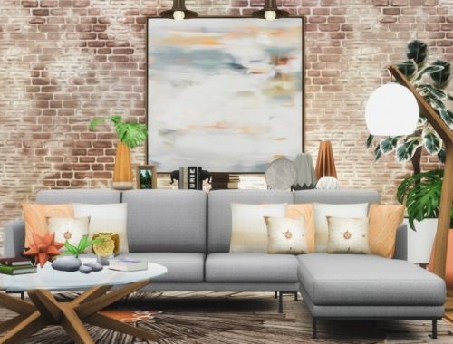 Harlow Chaise Lounges Contemporary Seating Set at Simsational Designs