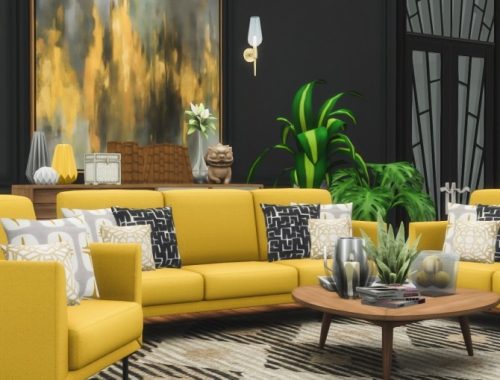 Harlow Chaise Lounges Contemporary Seating Set at Simsational Designs