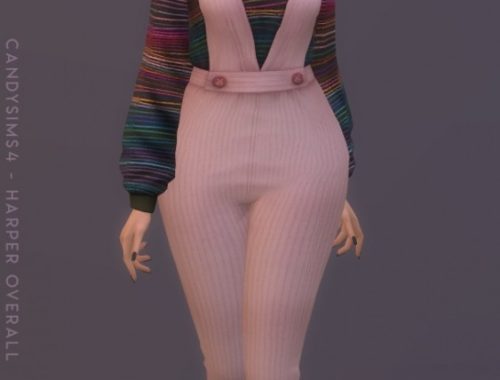 HARPER OVERALL at Candy Sims 4