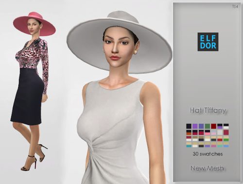 Hat Tiffany at Elfdor Sims