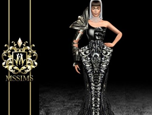 HAUTE COUTURE FALL 2006 DRESS & HEADPIECE at MSSIMS
