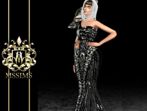 HAUTE COUTURE FALL 2006 DRESS & HEADPIECE at MSSIMS