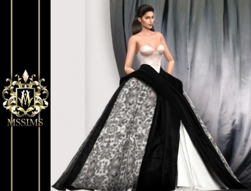 HAUTE COUTURE FALL 2009 02 GOWN (P) at MSSIMS