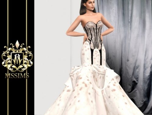 HAUTE COUTURE FALL 2009 GOWN (P) at MSSIMS