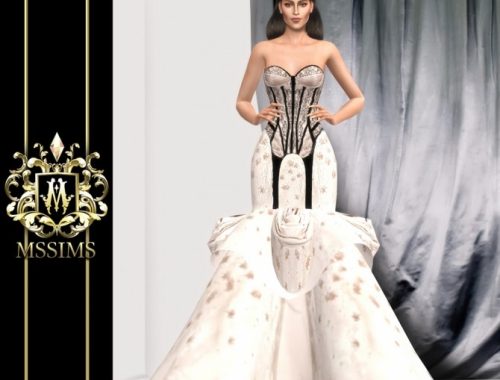 HAUTE COUTURE FALL 2009 GOWN (P) at MSSIMS