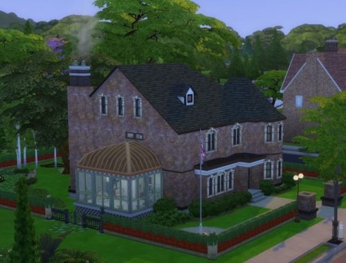 Hawthorne Mansion at KyriaT’s Sims 4 World