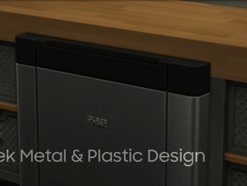 H&B MiniChef – Counter Slot Mini Fridge by littledica at Mod The Sims