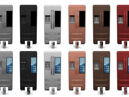 H&B Portal 3.0 Expensive Refrigerator by littledica at Mod The Sims