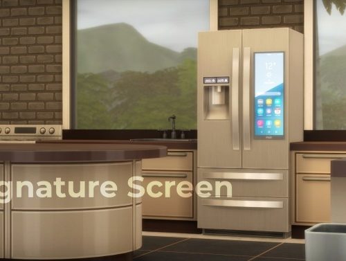 H&B Portal 3.0 Expensive Refrigerator by littledica at Mod The Sims