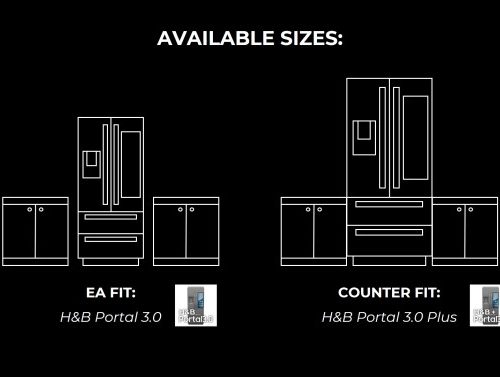 H&B Portal 3.0 Expensive Refrigerator by littledica at Mod The Sims