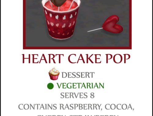 HEART CAKE POPS at Icemunmun