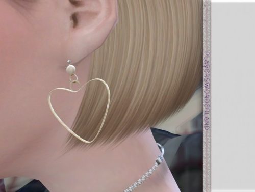 Heart Earrings at PW’s Creations