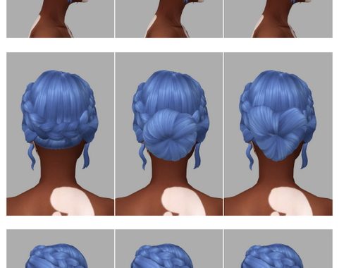 HEART HAIR at Candy Sims 4