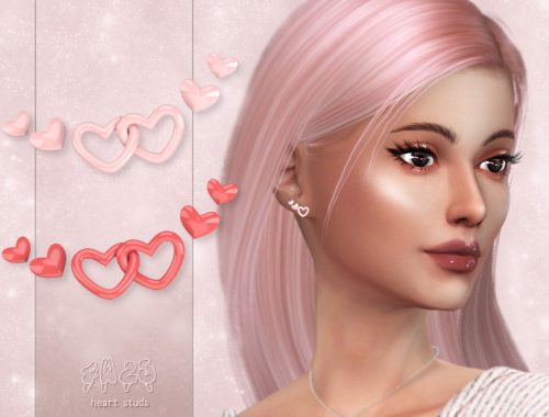 Heart Studs