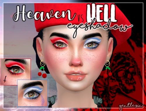 Heaven vs Hell eyeshadow | kinda inspired by James Charles