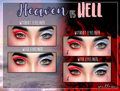 Heaven vs Hell eyeshadow | kinda inspired by James Charles