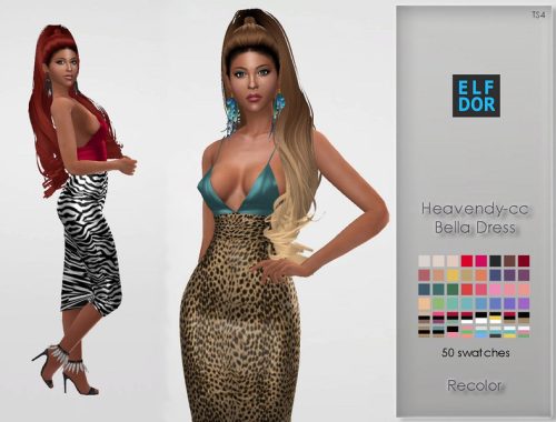 Heavendy-cc Bella Dress Recolor