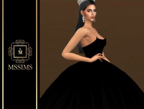 HEAVENLY CROWN & EARRINGS (P) at MSSIMS